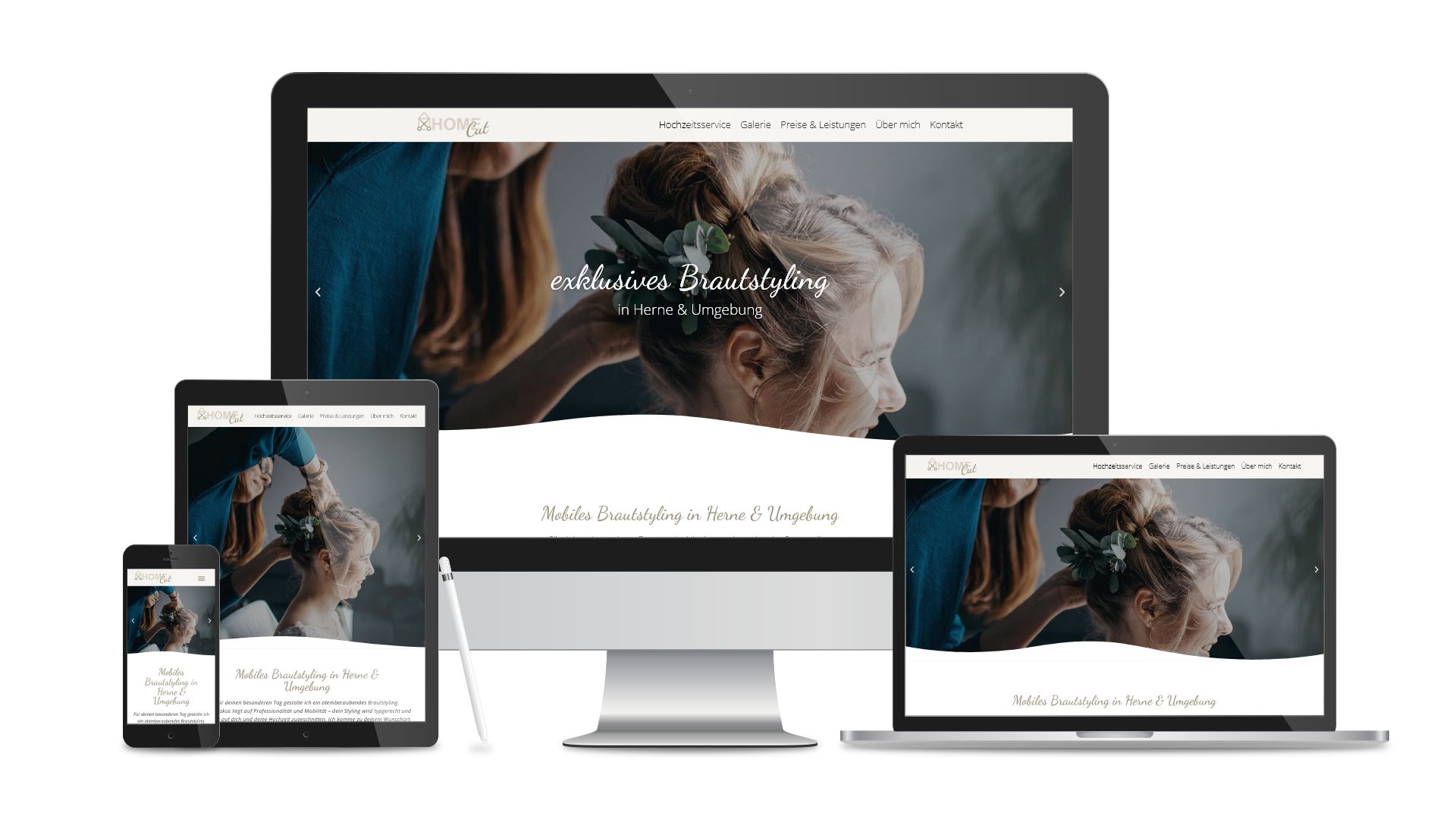 Homecut Herne — Brautstyling